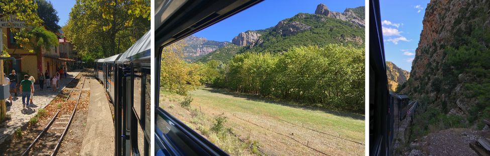 Odontotos, train à crémaillère entre Diakopto et Kalavryta