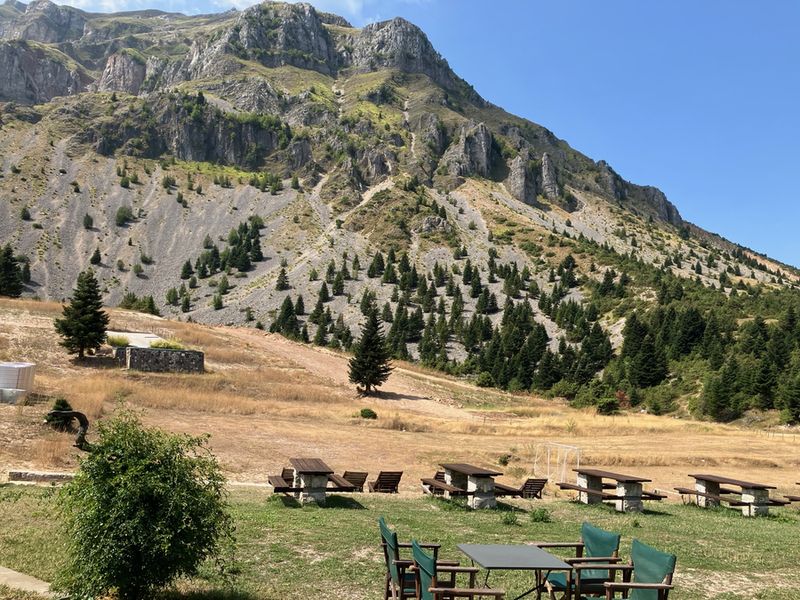 Le pic de Stroggoula à Pramanta