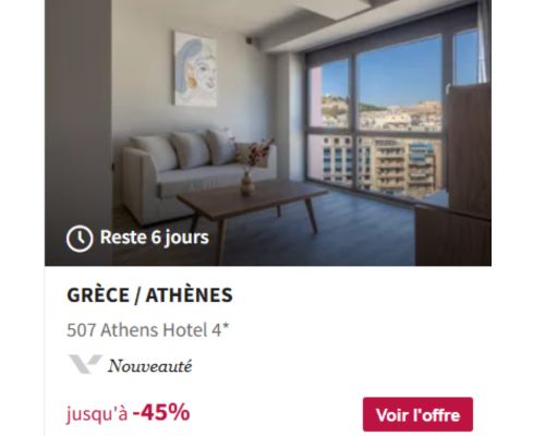 H&ocirc;tel 5 &eacute;toiles pr&egrave;s de l'Acropole